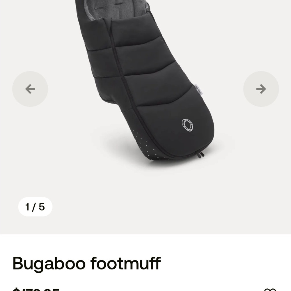 Bugaboo Black Footmuff